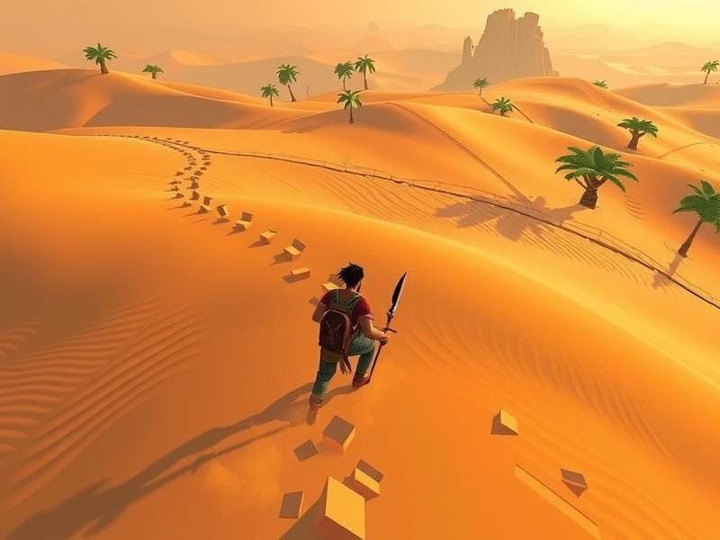 Ginger Blaze Rush Protagonist Navigating the Thar Desert